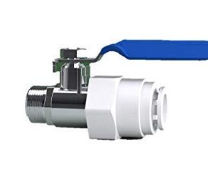 Khanjan 3/8" Push Fitting Diverter Ball Valve Quick Connect Suitable for All Domestic Ro Water Purifier (K-3) (100)