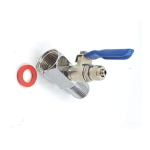 KHANJAN Brass & Copper RO Water Purifier Valve, Diverter Coupling + Valve Full DV Set-1/4" (6mm) Tube Connection