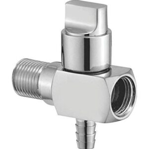 KHANJAN Brass & Copper Aquaguard Valve | Hose Nozzle Fitting 10mm | Brass Tee Cock | Useful in every Domestic and industrial all water Purifier Aqua guard (10mm Hose Nozzle)
