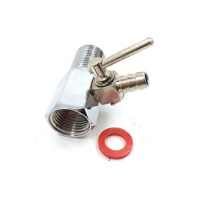KHANJAN- Brass & Copper Aquaguard Kent Ro Filter Valve Diverter Coupling and Valve Full DV Set (Chrome Finish)