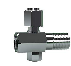 KHANJAN BRASS Aquaguard Diverter Valve, Suitable for inlet water tap to prefilter connector Diverter valve is usable to on/off water supply Compatible for any type of water purifier