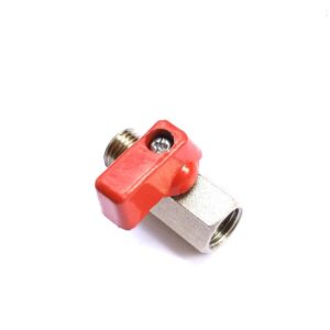 KHANJAN 1/4" Mini Ball Valve Shut-Off Handle - Brass Construction for Precise Flow Control - Male-Female Thread For Water Treatment & Plumbing Solutions