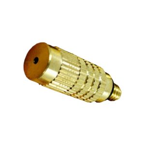 KHANJAN Low Pressure Misting Nozzles Atomizing Sprayer System Mister Sprinkler For Greenhouse Cooling Garden Humidification Landscaping Dust Control Fogging (Thread UNC 10/24 x Orifice (1 mm), 25)
