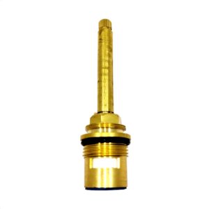 Khanjan Conceal Disk Fitting Brass | Long | Spare Part for Taps Repairing | Spindle Disc Tap Inner Part Fitting Cartridge - Set of (1) Suitable for Concealed Cock, Flush Cock Model (3/4) [115 Gram]