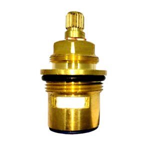Khanjan Brass Ceramic M28x1.5-inch Disc Cartridge for Bathroom Kitchen Tap Faucet Valve (Standard Size) [95 Gram]