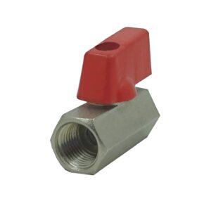 KHANJAN Brass Female Mini Ball Valve 1/4" (1)