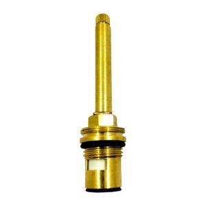 Khanjan Brass Conceal Ceramic Disc Cartridge Quarter turn 1/2" for Bathroom Kitchen Tap Faucet Valve (Cold) | Brass Spindle tap | Brass Angle Valve (85 Gram)