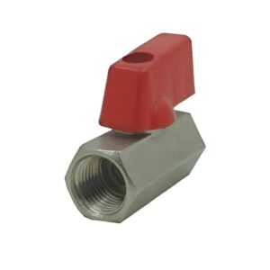 KHANJAN Brasa 1/4", Female, Mini Ball Valve (10)