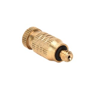 KHANJAN Low Pressure Misting Nozzles Atomizing Sprayer System Mister Sprinkler For Greenhouse Cooling Garden Humidification Landscaping Dust Control Fogging (Thread UNC 10/24 x Orifice (0.3mm), 5)