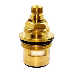 Khanjan Ceramic Disk Fitting Brass FLT Type 28 x 1.5 Spindle for Repairing Disc Inner Part Cartridge for Taps [95 Gram]