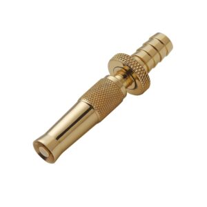 Khanjan Brass & Copper Adjustable Function Water Jet Spray Nozzle Hose Pipe Suitable For High-Pressure Water Spray Gun use Car Wash Bike-Car-Pets-Window And Gardening (1/2 inch male Hose)