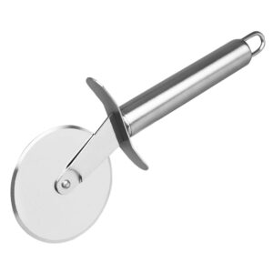Nestwell N-292 Stainless Steel Pizza Pastry Cake Slicer Cutter Wheel Roll | Pizza Cutter Steel | Sandwich Cutter |(Pack Of-01)