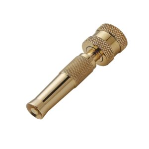 Khanjan Brass & Copper Adjustable Function Water Jet Spray Nozzle Hose Pipe Suitable For High-Pressure Water Spray Gun use Car Wash Bike-Car-Pets-Window And Gardening (1/2 inch female thread)