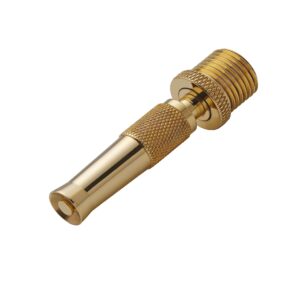 Khanjan Brass & Copper Adjustable Function Water Jet Spray Nozzle Hose Pipe Suitable For High Pressure Water Spray Gun Car Wash Bike-Car-Pets-Window And Gardening (1/2" Male)
