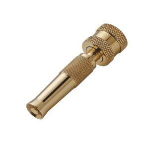 Khanjan Brass & Copper Adjustable Function Water Jet Spray Nozzle Hose Pipe Suitable For High Pressure Water Spray Gun Car Wash Bike-Car-Pets-Window And Gardening (1/2" Female)