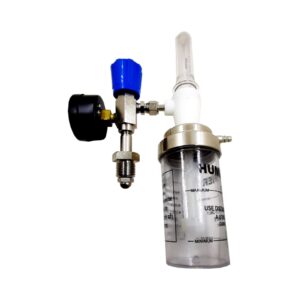 SRP Brass & Copper Regulator With Flow Meter And Humidifier Bottle Key For B Type And D Type Cylinders (1)